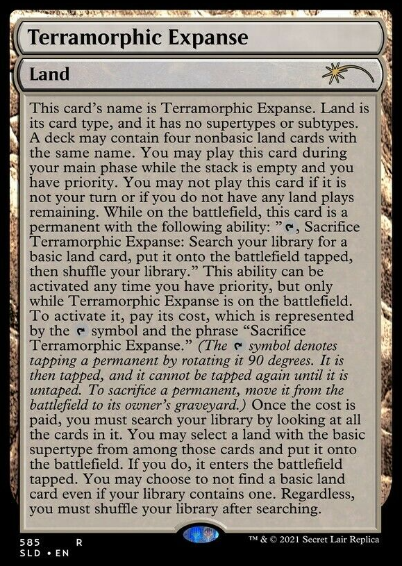Terramorphic Expanse (Full Text) [Secret Lair Drop Promos] | Webway Games