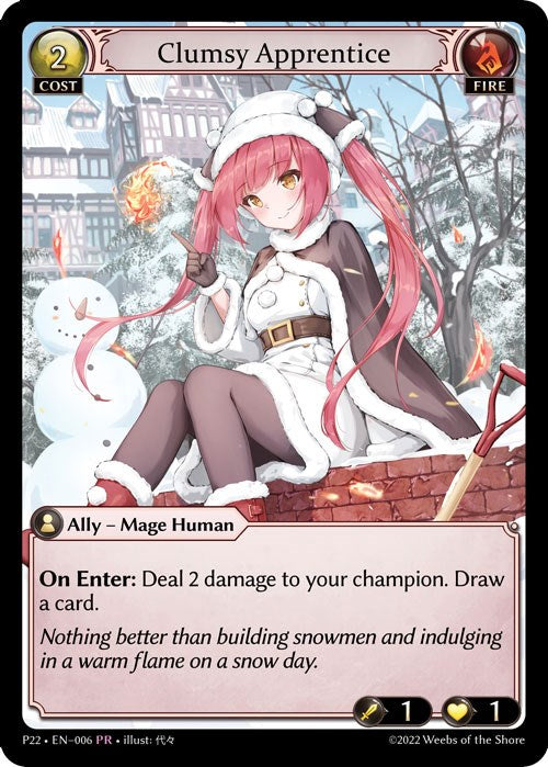 Clumsy Apprentice (6) [Promotional Cards] | Webway Games