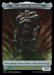 Phyrexian Mite (011) // The Hollow Sentinel Double-Sided Token [Phyrexia: All Will Be One Tokens] | Webway Games