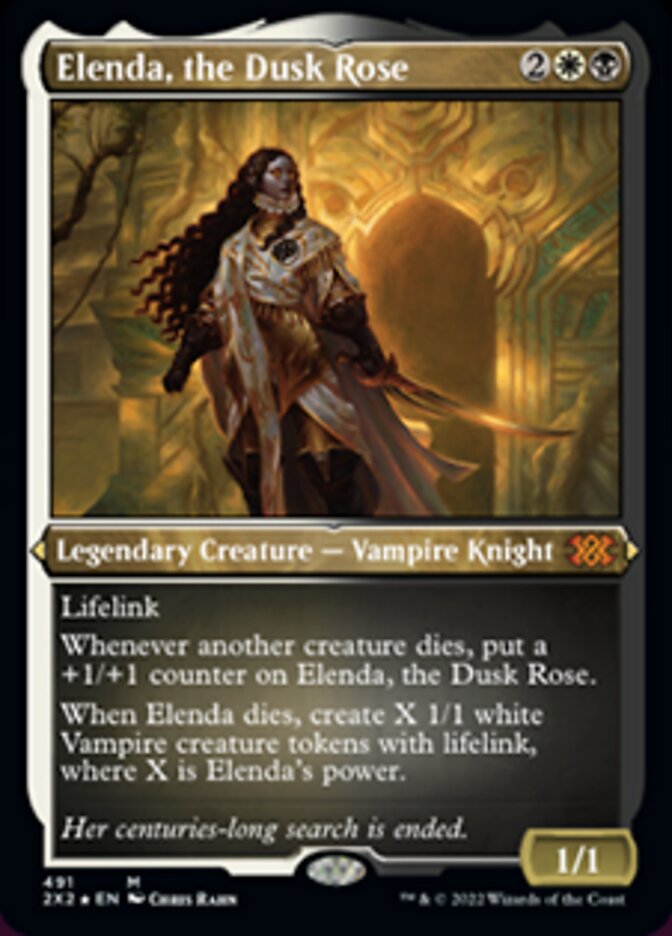 Elenda, the Dusk Rose (Foil Etched) [Double Masters 2022] | Webway Games