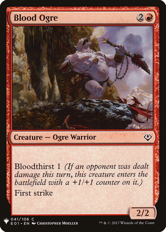 Blood Ogre [Mystery Booster] | Webway Games