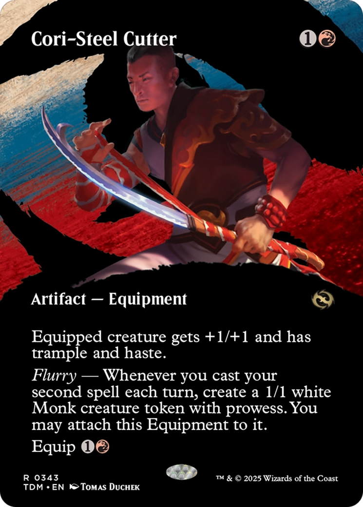 Cori-Steel Cutter (Borderless) [Tarkir: Dragonstorm] | Webway Games
