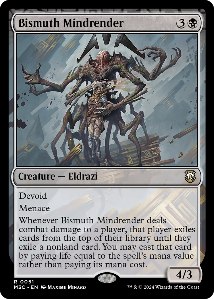 Bismuth Mindrender (Ripple Foil) [Modern Horizons 3 Commander] | Webway Games