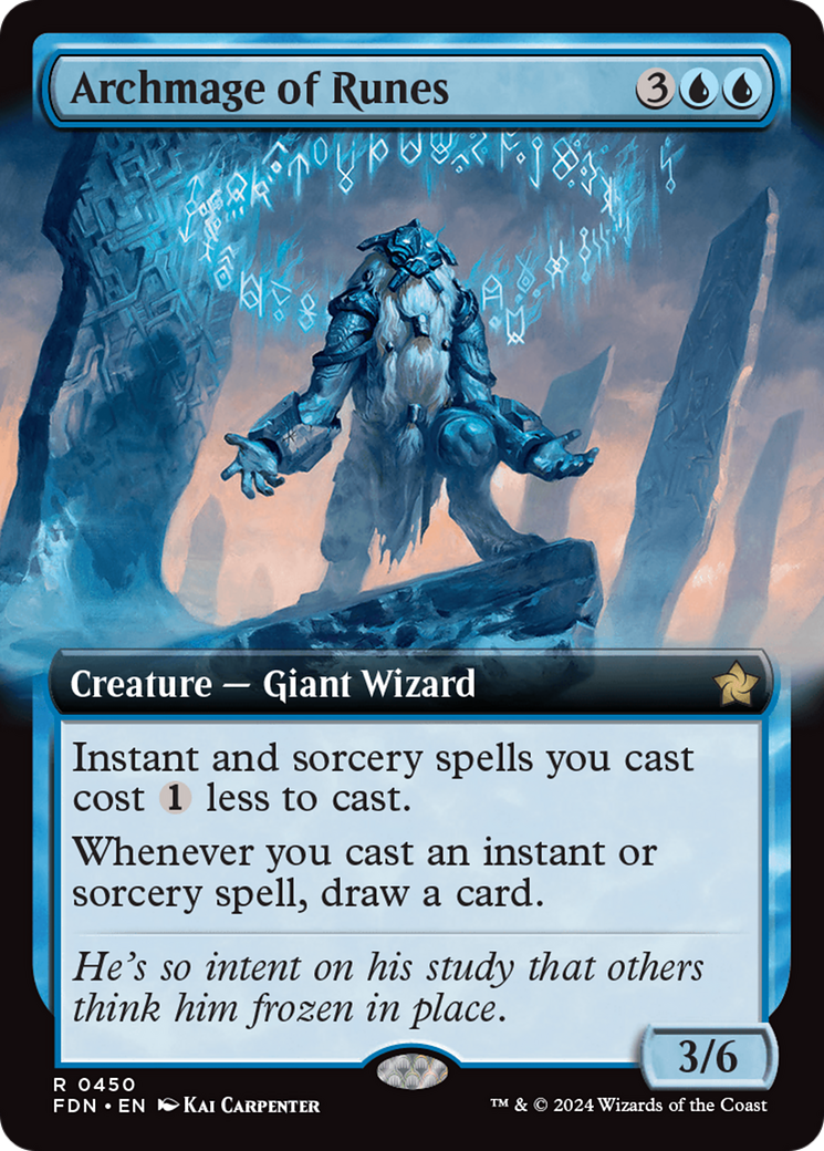 Archmage of Runes (Extended Art) [Foundations] | Webway Games