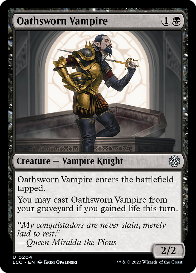 Oathsworn Vampire [The Lost Caverns of Ixalan Commander] | Webway Games
