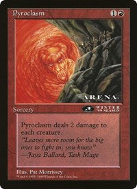 Pyroclasm (Oversized) [Oversize Cards] | Webway Games