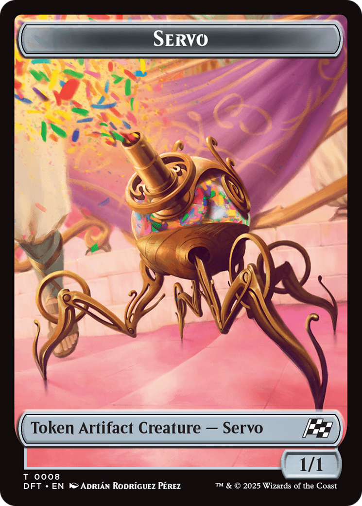 Beast (0010) // Servo Double-Sided Token [Aetherdrift Tokens] | Webway Games