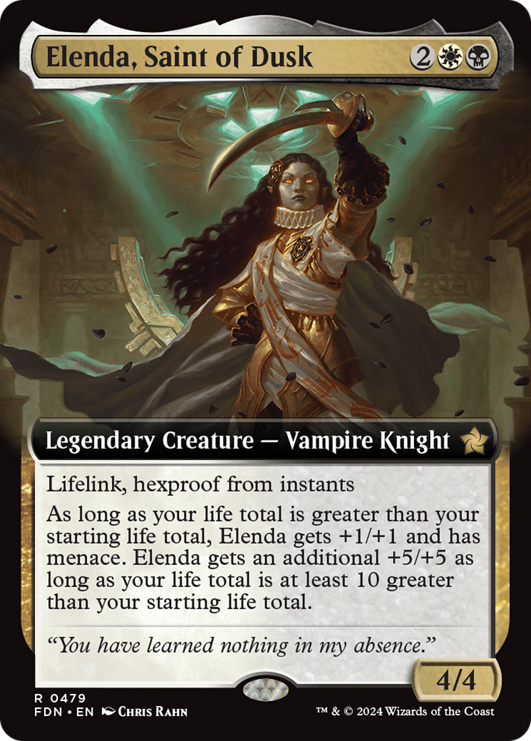 Elenda, Saint of Dusk (Extended Art) [Foundations] | Webway Games