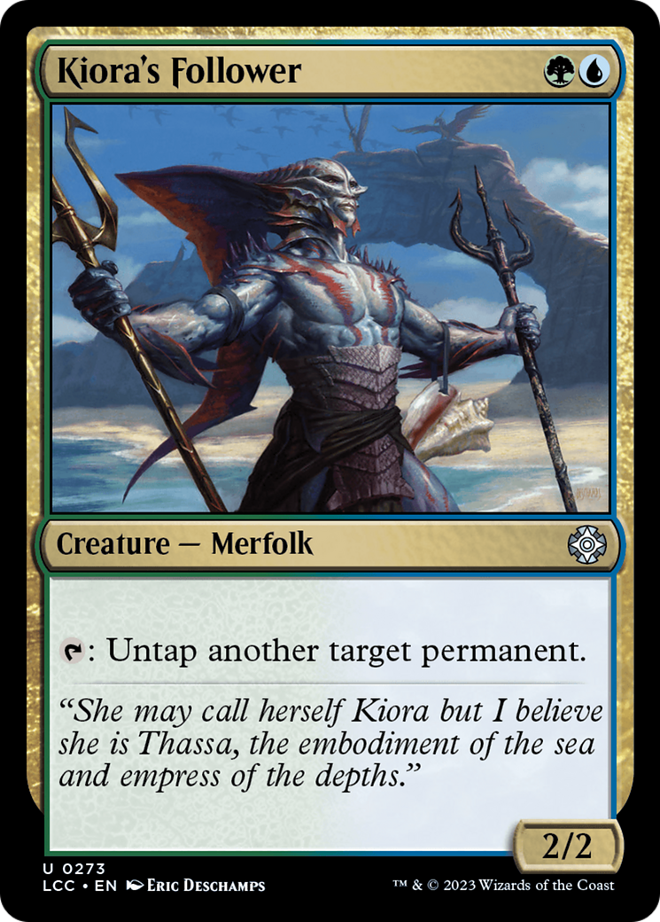 Kiora's Follower [The Lost Caverns of Ixalan Commander] | Webway Games