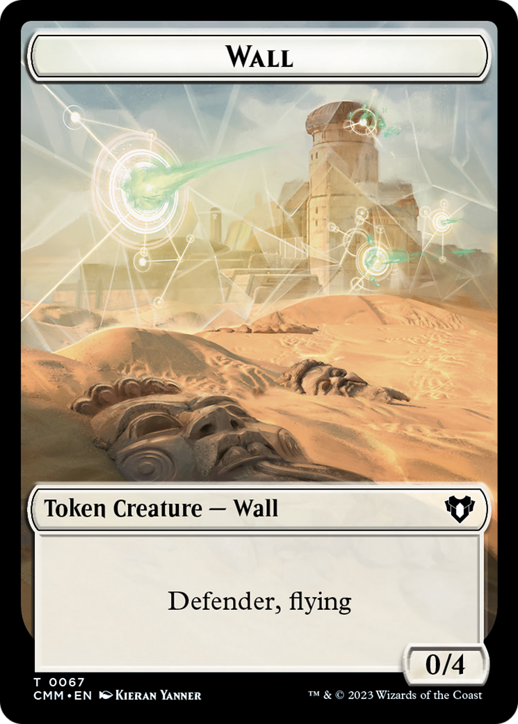 Wall // Kor Ally Double-Sided Token [Commander Masters Tokens] | Webway Games
