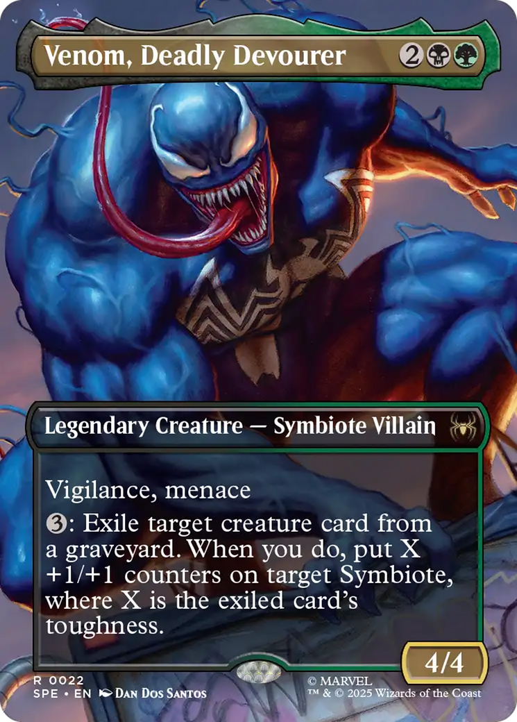 Venom, Deadly Devourer (Borderless) [Marvel's Spider-Man: Eternal-Legal] | Webway Games