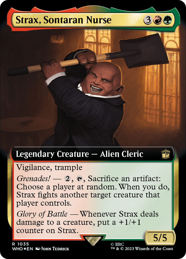 Strax, Sontaran Nurse (Extended Art) (Surge Foil) [Doctor Who] | Webway Games