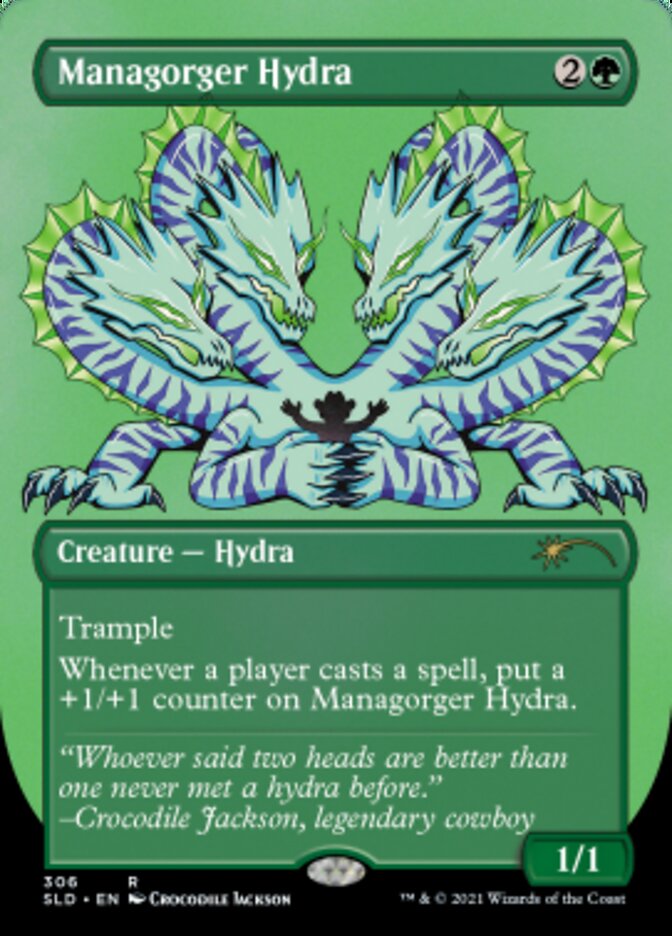 Managorger Hydra (Borderless) [Secret Lair Drop Series] | Webway Games