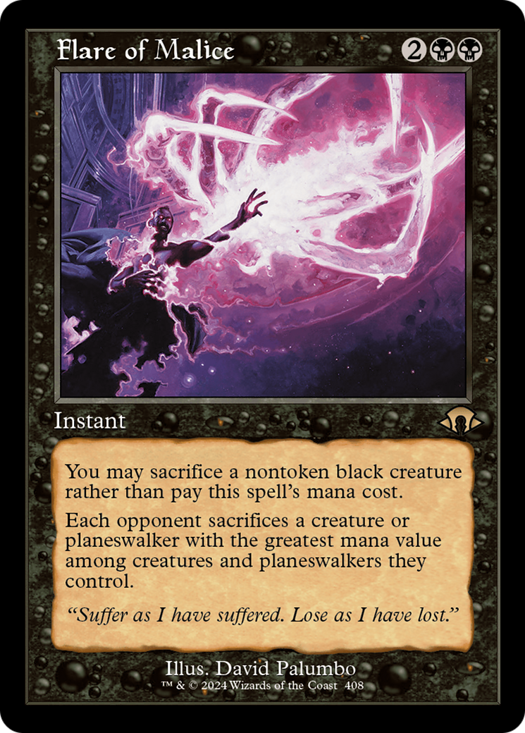 Flare of Malice (Retro) [Modern Horizons 3] | Webway Games