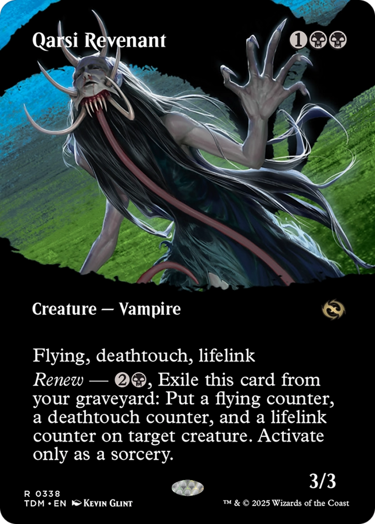 Qarsi Revenant (Borderless) [Tarkir: Dragonstorm] | Webway Games