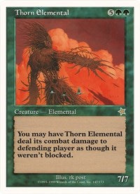 Thorn Elemental (Oversized) [Oversize Cards] | Webway Games