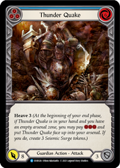 Thunder Quake (Blue) [EVR026] (Everfest)  1st Edition Rainbow Foil | Webway Games