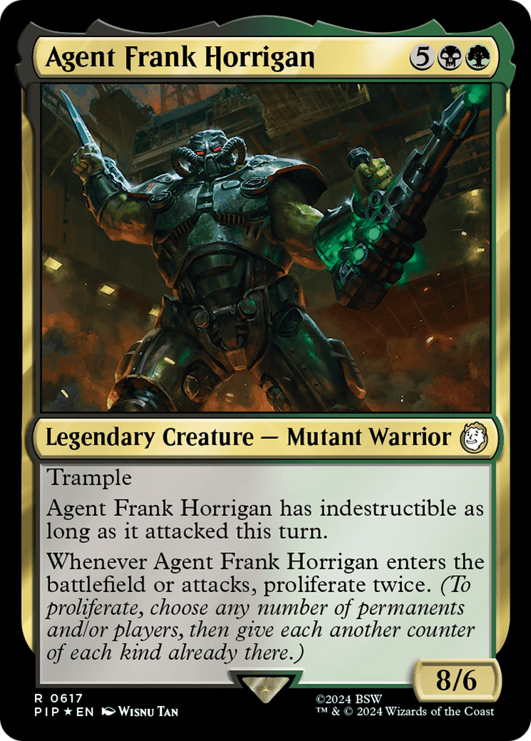 Agent Frank Horrigan (Surge Foil) [Fallout] | Webway Games