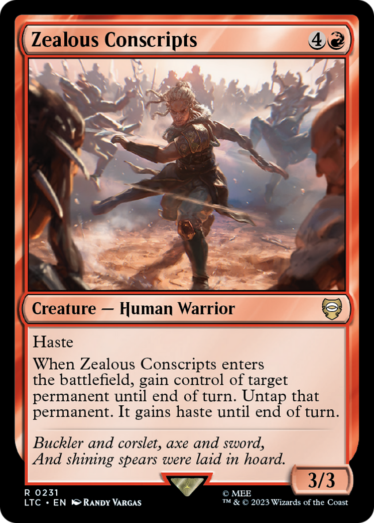 Zealous Conscripts [The Lord of the Rings: Tales of Middle-Earth Commander] | Webway Games