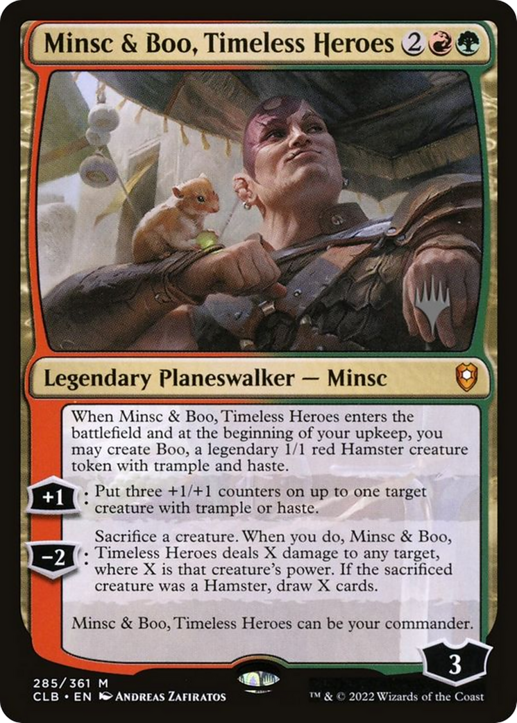Minsc & Boo, Timeless Heroes (Promo Pack) [The Lost Caverns of Ixalan Promos] | Webway Games