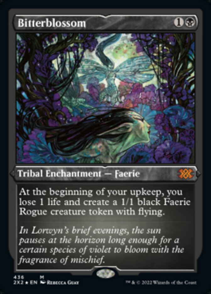 Bitterblossom (Foil Etched) [Double Masters 2022] | Webway Games