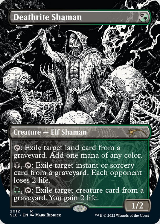 Deathrite Shaman (Borderless) [Secret Lair Countdown Kit] | Webway Games
