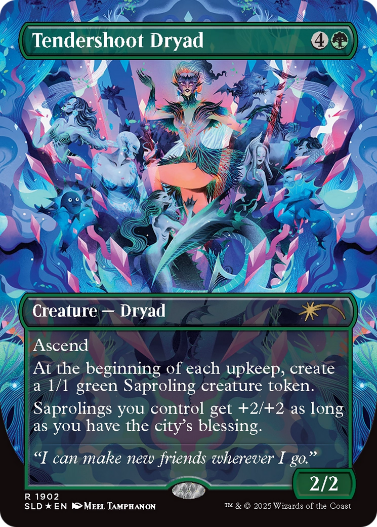 Tendershoot Dryad (Double Rainbow Foil) [Secret Lair Drop Series] | Webway Games