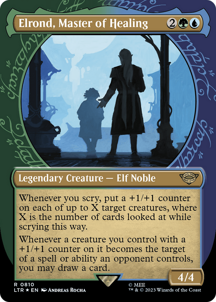 Elrond, Master of Healing (Showcase) (Surge Foil) [The Lord of the Rings: Tales of Middle-Earth] | Webway Games