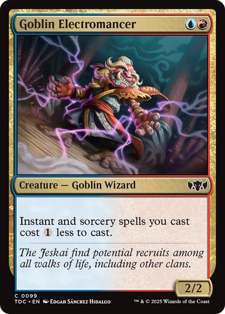 Goblin Electromancer [Tarkir: Dragonstorm Commander] | Webway Games