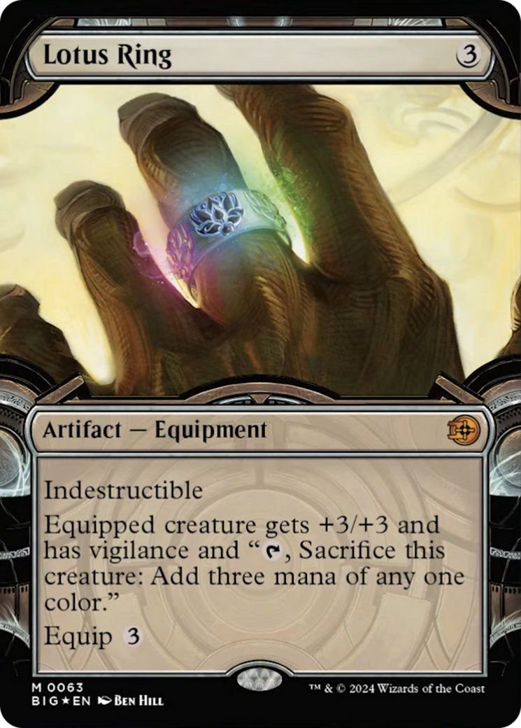 Lotus Ring (Showcase) (Raised Foil) [Outlaws of Thunder Junction: The Big Score] | Webway Games