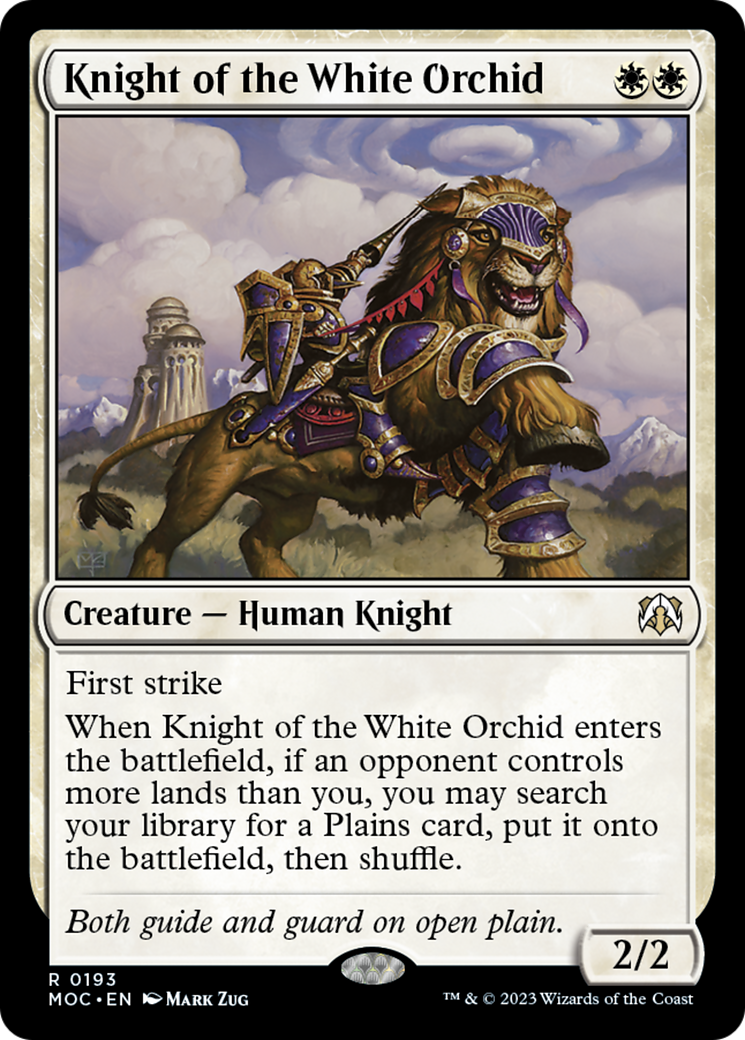 Knight of the White Orchid [March of the Machine Commander] | Webway Games