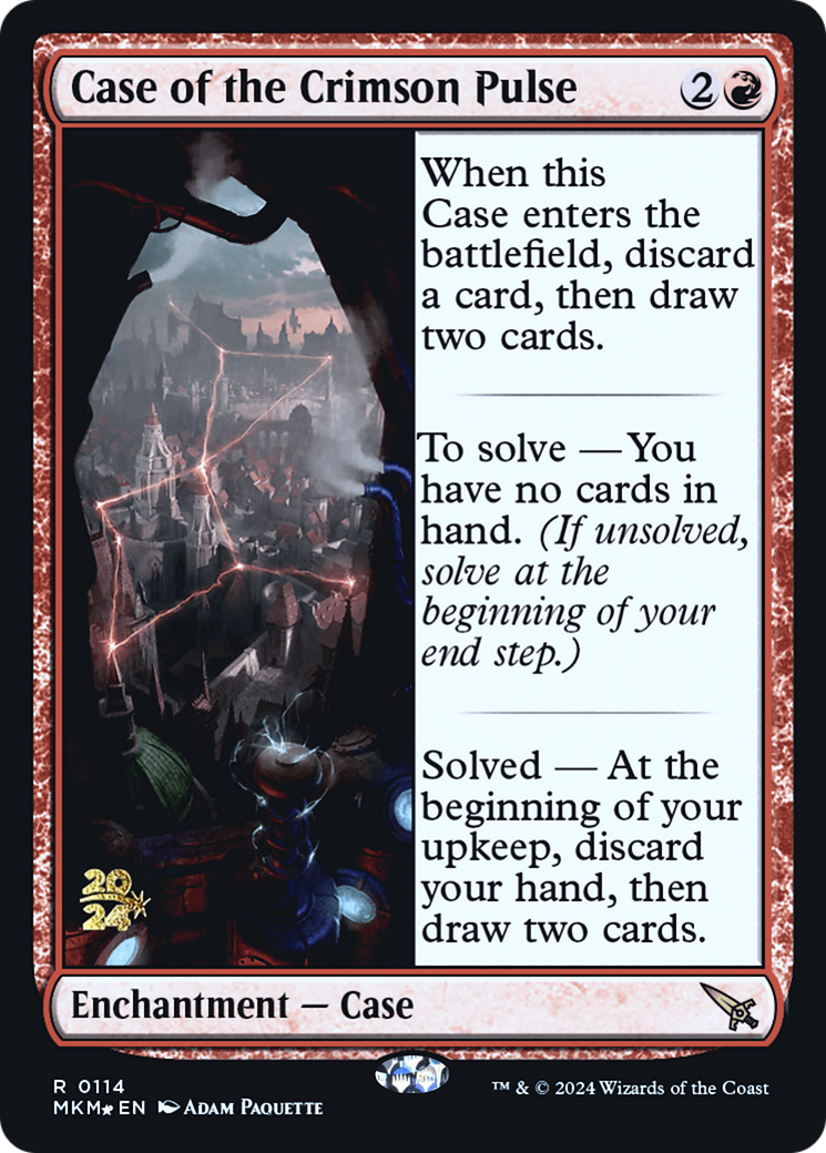 Case of the Crimson Pulse [Murders at Karlov Manor Prerelease Promos] | Webway Games