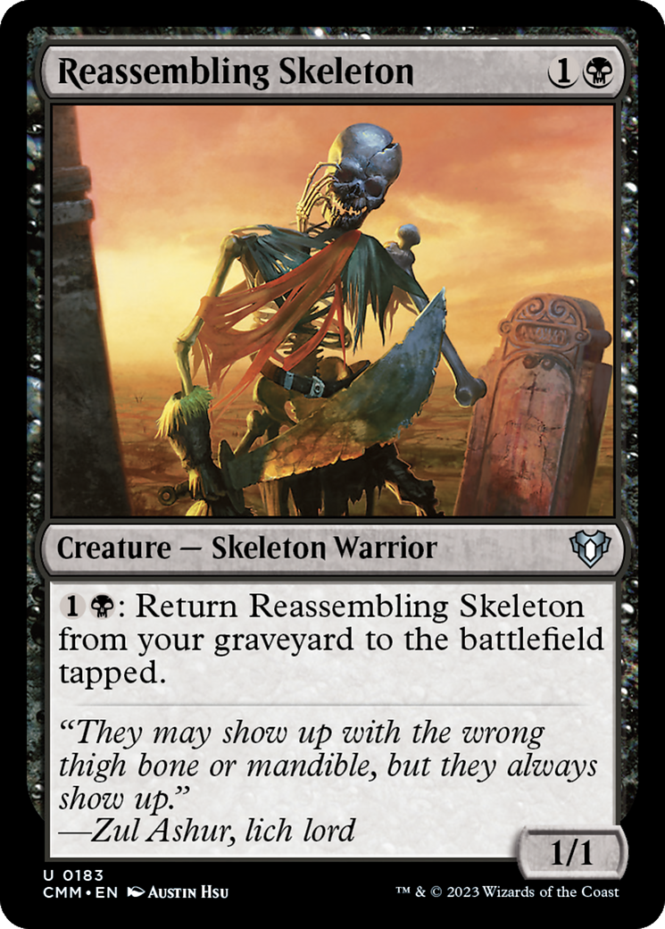 Reassembling Skeleton [Commander Masters] | Webway Games