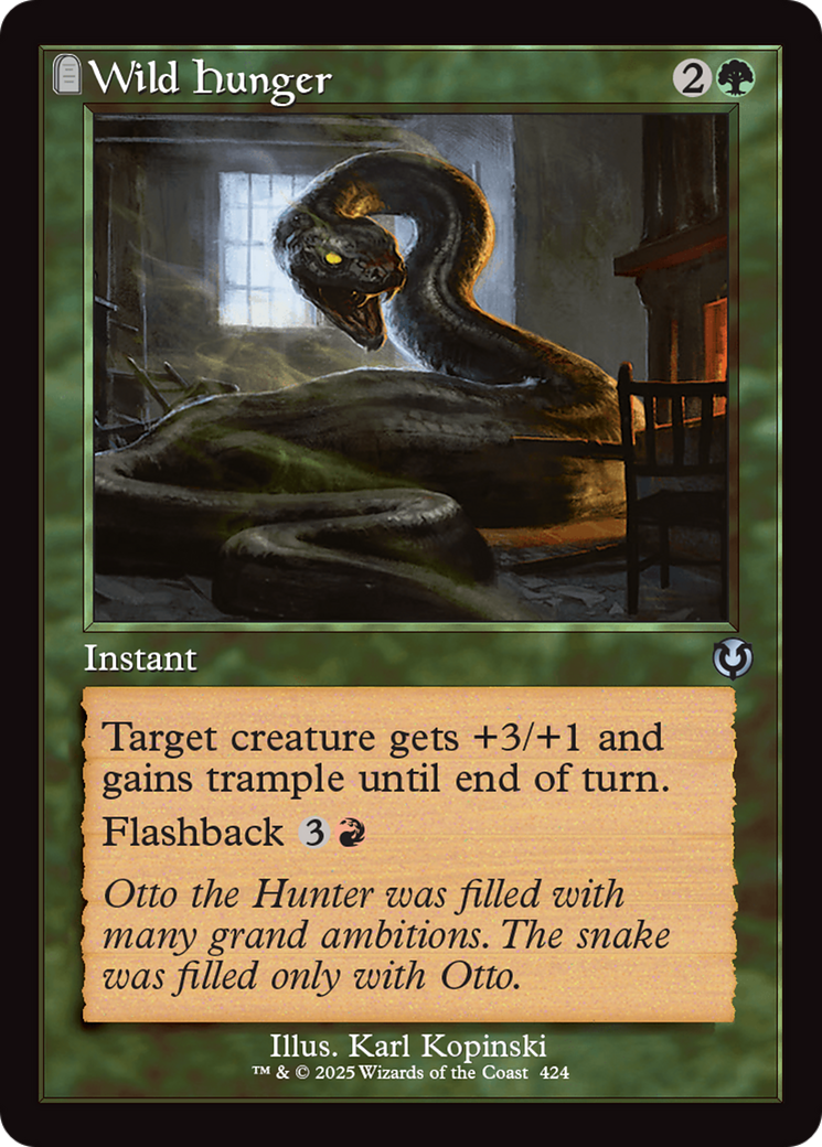 Wild Hunger (Retro Frame) [Innistrad Remastered] | Webway Games
