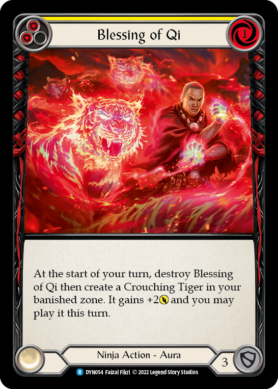 Blessing of Qi (Yellow) [DYN054] (Dynasty) | Webway Games