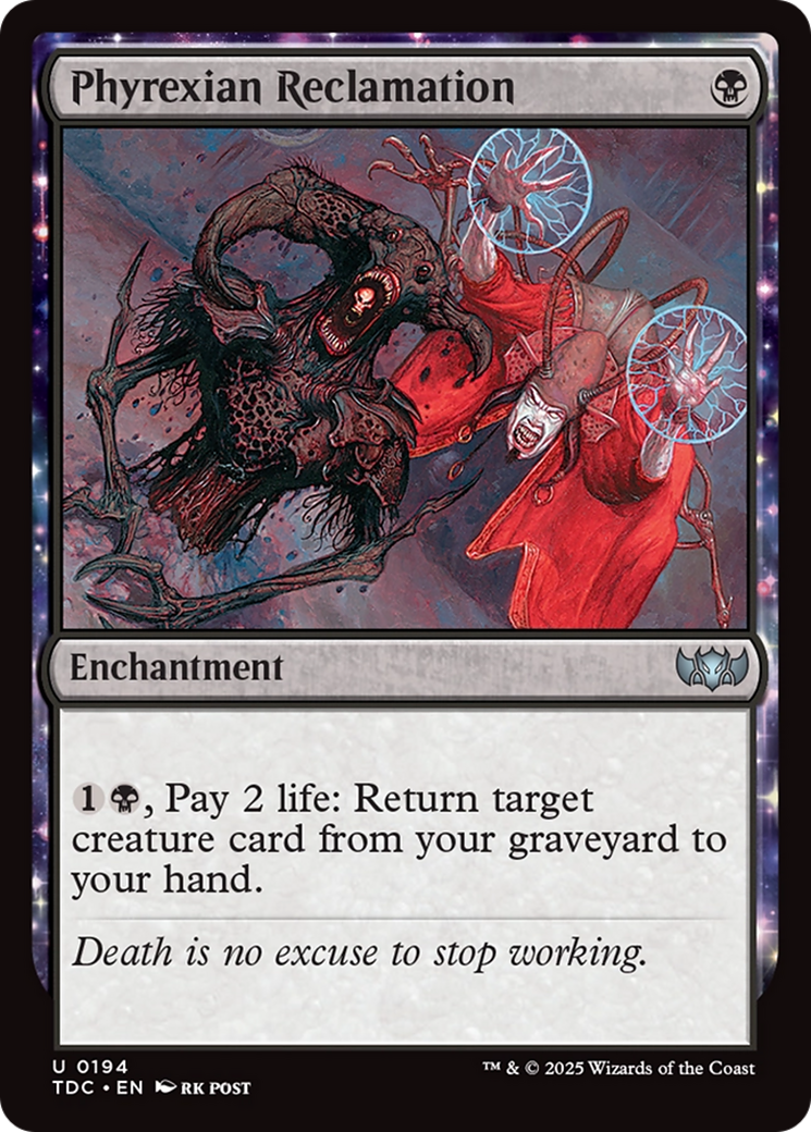 Phyrexian Reclamation [Tarkir: Dragonstorm Commander] | Webway Games