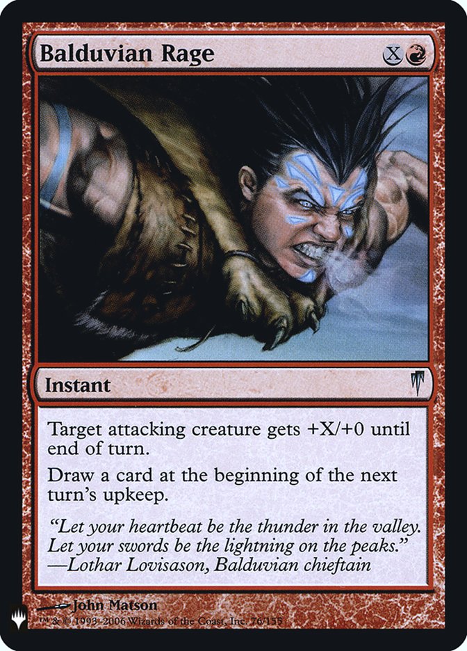 Balduvian Rage [Mystery Booster] | Webway Games