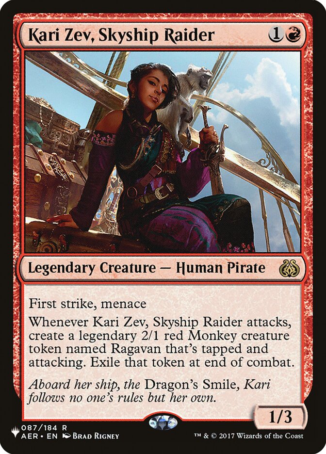 Kari Zev, Skyship Raider [The List] | Webway Games