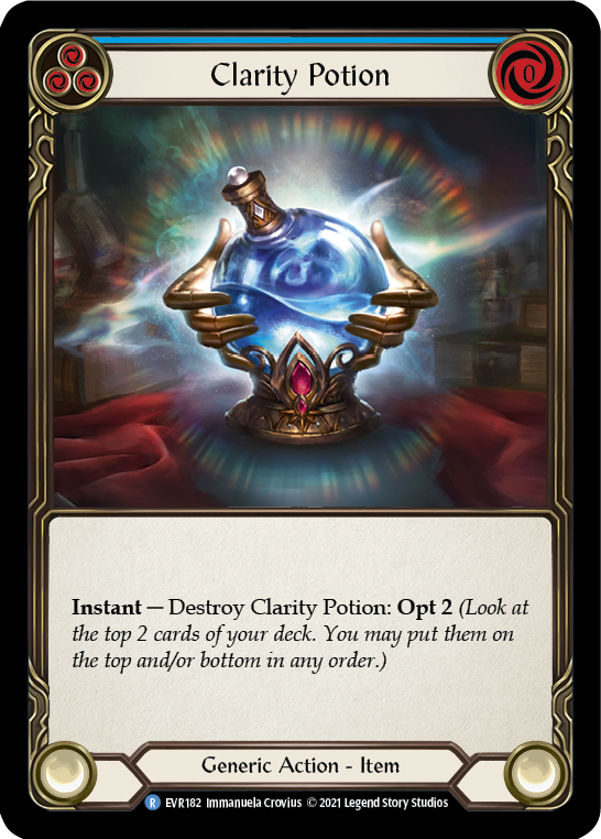 Clarity Potion [EVR182] (Everfest)  1st Edition Normal | Webway Games