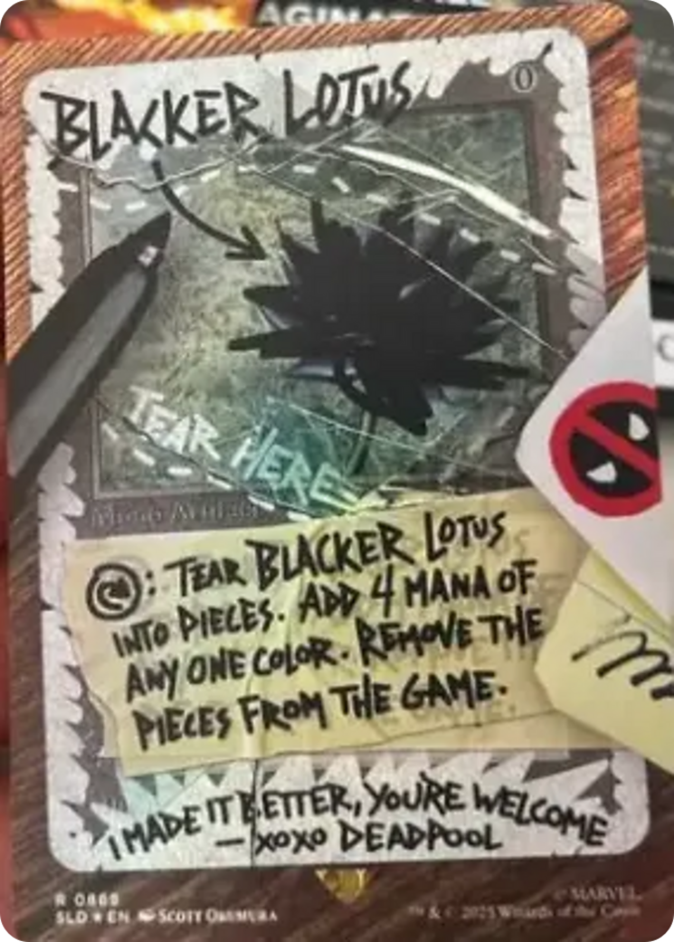Blacker Lotus (Rainbow Foil) [Secret Lair Drop Series] | Webway Games