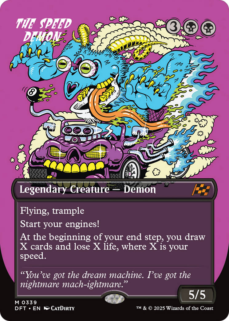 The Speed Demon (Borderless) [Aetherdrift] | Webway Games