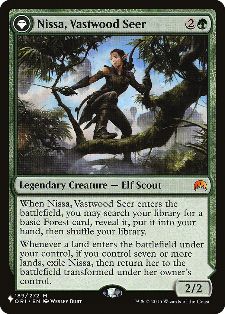 Nissa, Vastwood Seer // Nissa, Sage Animist [Secret Lair: From Cute to Brute] | Webway Games