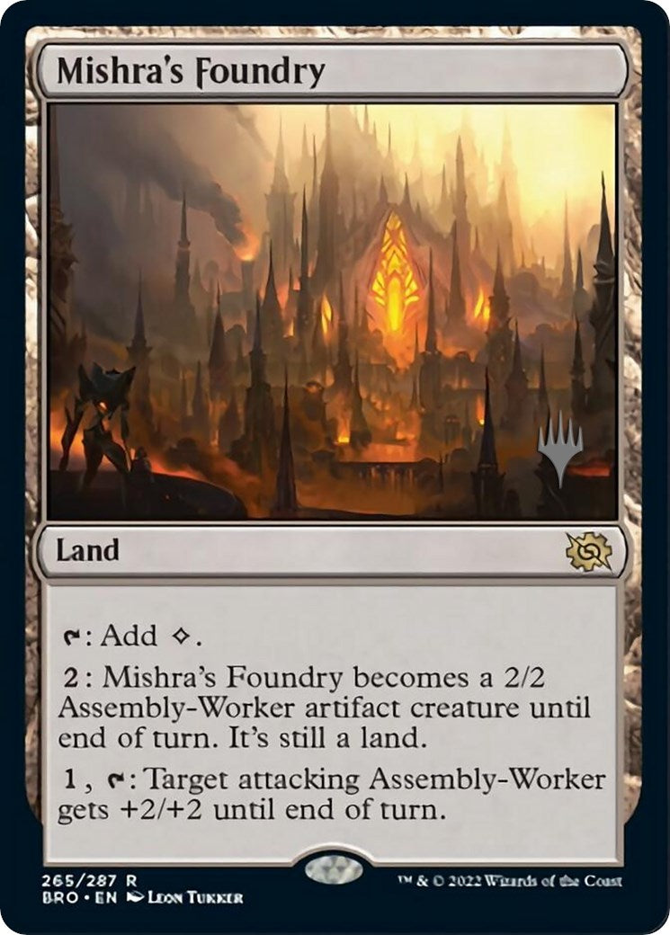 Mishra's Foundry (Promo Pack) [The Brothers' War Promos] | Webway Games