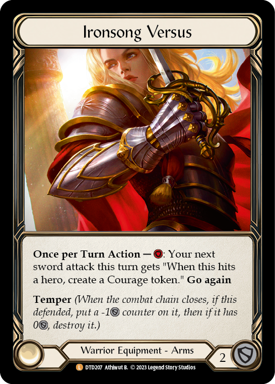 Ironsong Versus [DTD207] (Dusk Till Dawn)  Rainbow Foil | Webway Games