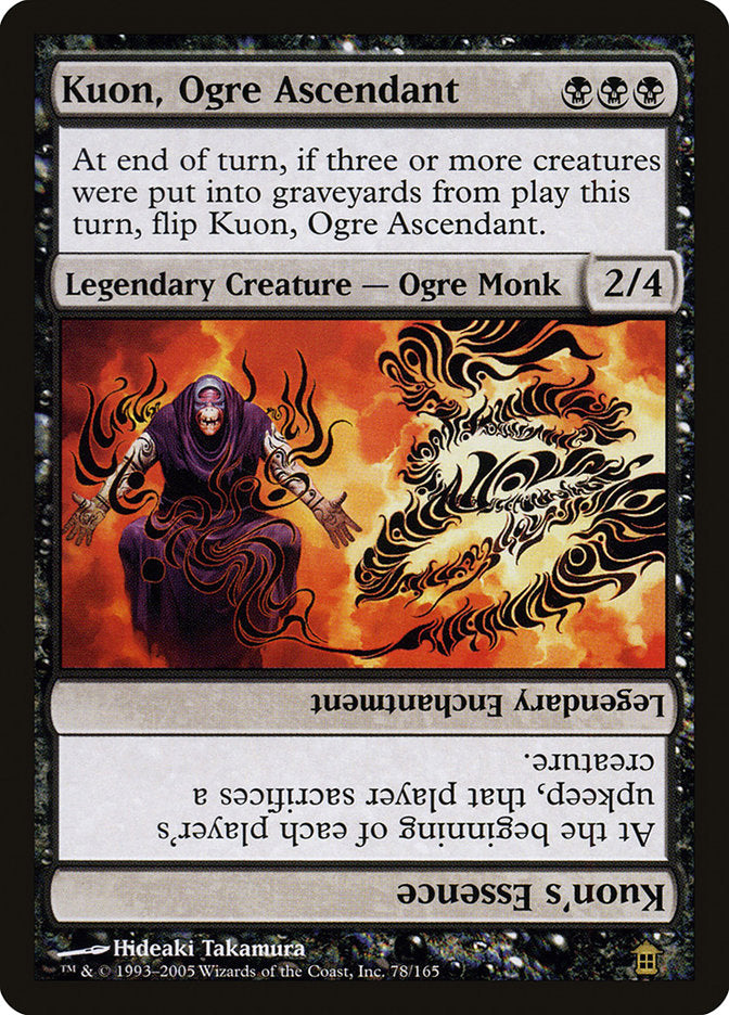 Kuon, Ogre Ascendant // Kuon's Essence [Saviors of Kamigawa] | Webway Games