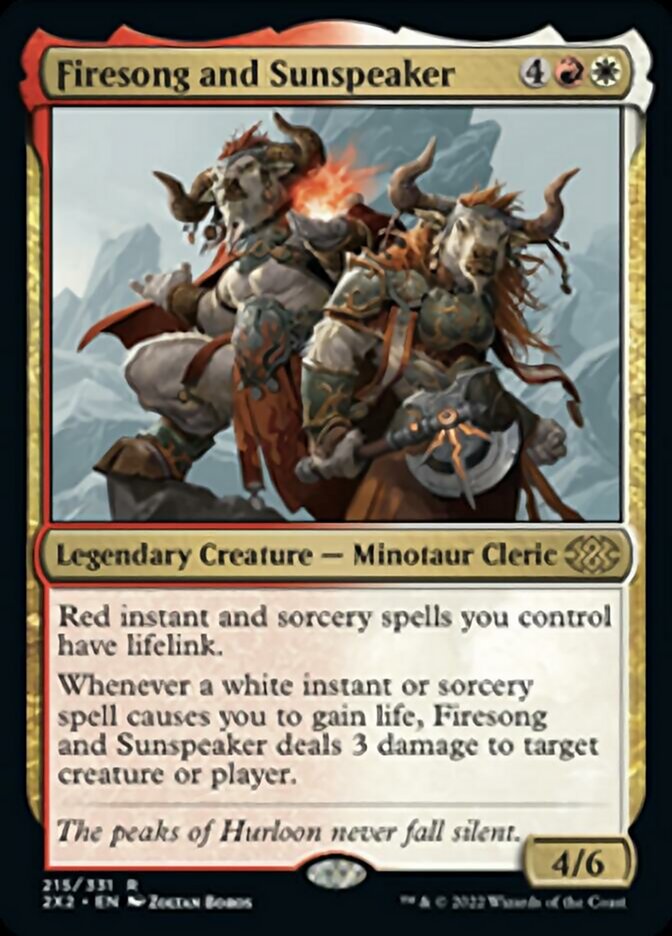 Firesong and Sunspeaker [Double Masters 2022] | Webway Games