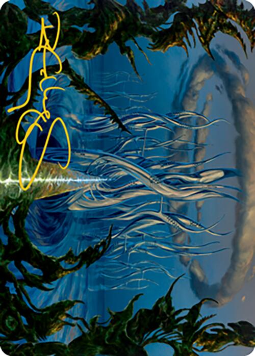 Tanglepool Bridge Art Card (Gold-Stamped Signature) [Modern Horizons 2 Art Series] | Webway Games