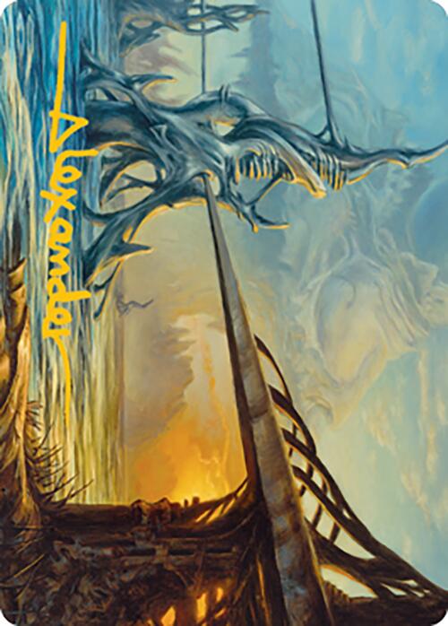 Razortide Bridge Art Card (Gold-Stamped Signature) [Modern Horizons 2 Art Series] | Webway Games