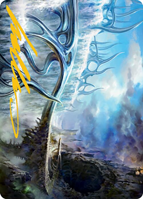Mistvault Bridge Art Card (Gold-Stamped Signature) [Modern Horizons 2 Art Series] | Webway Games