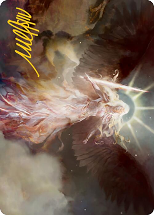 Serra's Emissary Art Card (Gold-Stamped Signature) [Modern Horizons 2 Art Series] | Webway Games